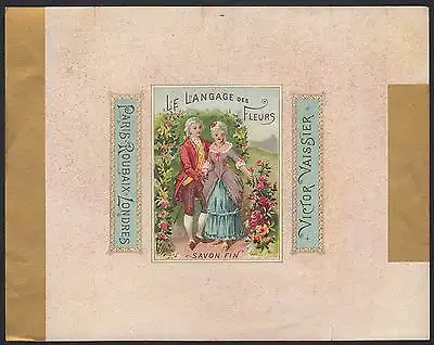 Etikett für Seife - Savon Le Langage des Fleurs - soap label - étiquette #2385