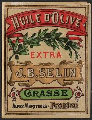 Etikett für Olivenöl / olive oil label / etiquette de l'huile d'olive # 2507