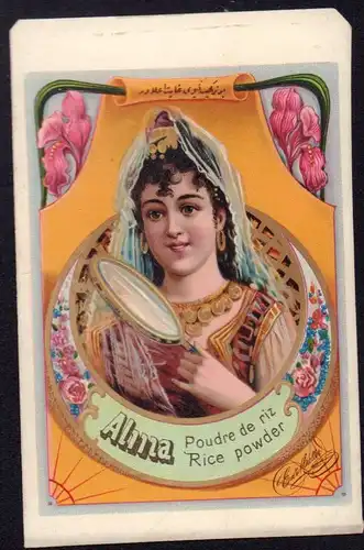 Alma - Gesichtspuder / Poudre de riz / Rice Powder / Tütchen von ca. 1890