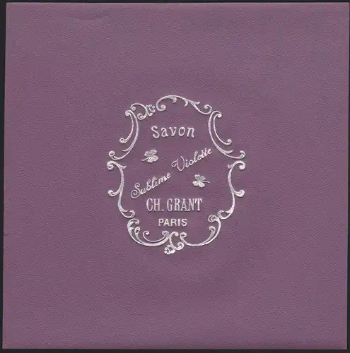 Etikett für Seife / étiquette de Savon Violette / soap label / ca.1920 # 1595