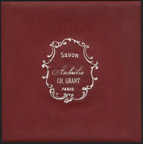 Etikett für Seife / étiquette de Savon Ambrelia / soap label / ca.1920 # 1592