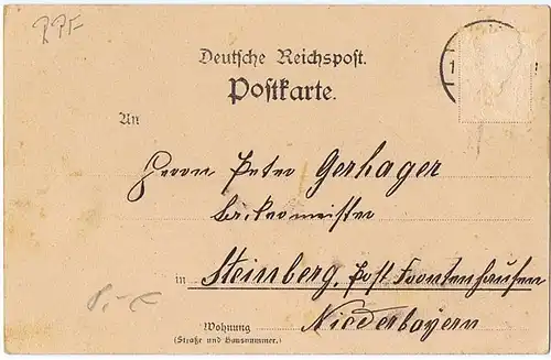 Litho,Gruß aus Mainz,gel.um 1899 