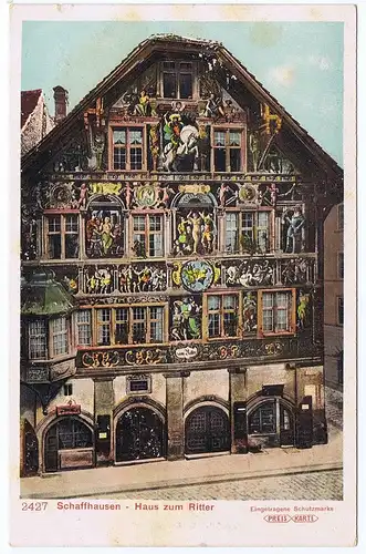 Litho,Gruß aus Schaffhausen,ungel.um 1900 