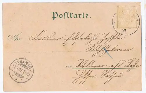 Litho Aschaffenburg gel.1897
