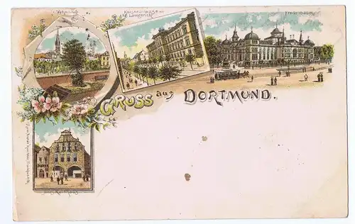 Dortmund Litho gel.1897 