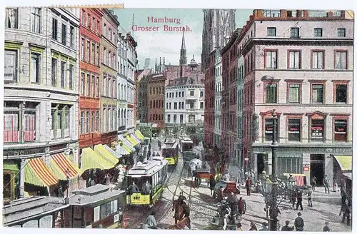 Litho,Gruß aus Hamburg,gel.1910