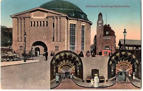 Litho Hamburg ungel.um 1910