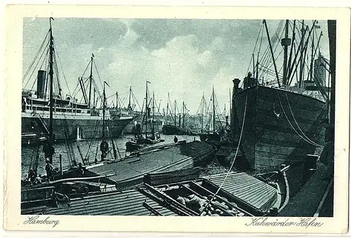 Litho Hamburg ungel.um 1910