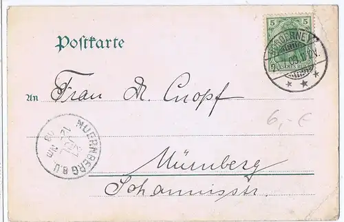 Litho,Gruß aus Norderney,gel.1903