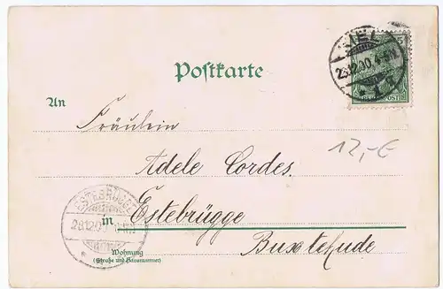 Litho,Gruß aus Kiel,gel.1900