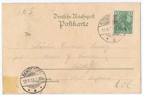 Litho,Gruß aus Rothenfelde,gel.1901