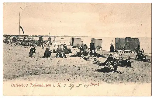 Alte Karte Litho Kellenhusen gel.1909