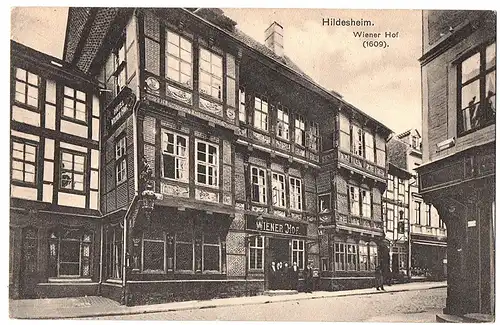 alte Karte Hildesheim ungel.um1910