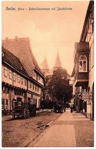 alte Karte Goslar ungel.um1910
