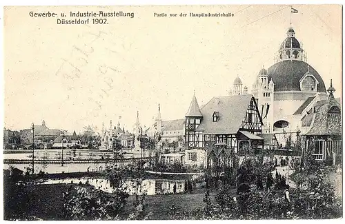 Litho Düsseldorf ungel.um 1902