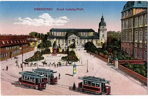 Litho Darmstadt gel.um 1916