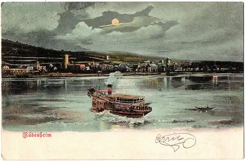 Litho Höchst gel. 1906