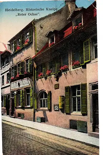 alte AK Heidelberg gel. 1936