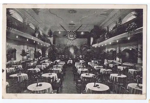 Restaurant Schwabenburg Augsburg gel.1922