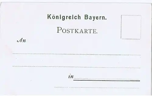 Litho,Gruß aus München,ungel. um 1900