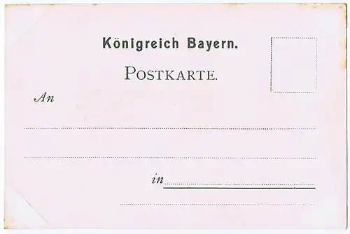 Litho,Gruß aus München,ungel. um 1900