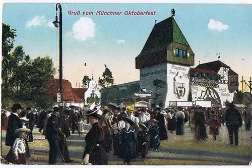 Litho,Gruß aus München,ungel. um 1910