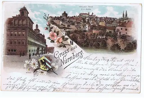 Litho Nürnberg,gel. 1903