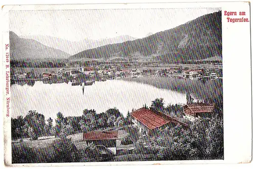 Ak Egern am Tegernsee gel.um1906