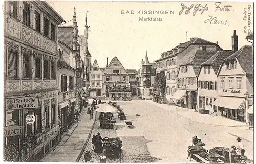 Ak Bad Kissingen gel.1901