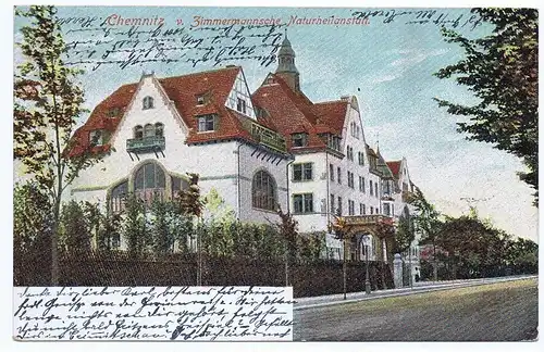 AK Chemnitz gelaufen 1904