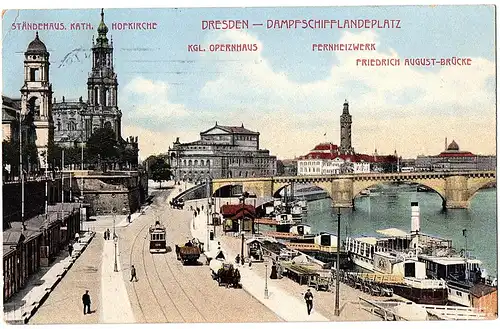 AK Dresden gel.1913