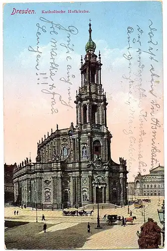 AK Dresden gel.1918