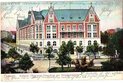AK Litho Dresden gel.1904