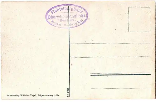 AK Litho Fichtelberg ungel.um1910