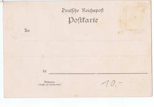 Litho Gruß aus Gotha,ungel.um 1910