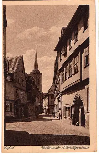 AK Gruß aus Erfurt ungel. um 1910