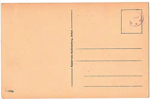 AK Erfurt ungel.vor 1945 ?