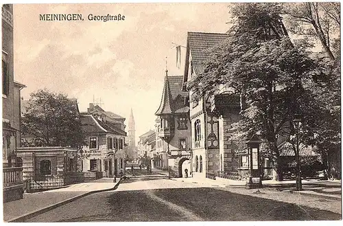 Ak Meiningen ungel.vor 1945