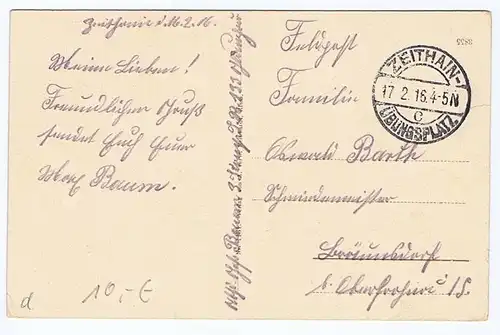 Gruß aus Leipzig,gel.um 1909