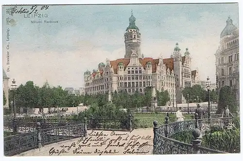 AK Leipzig,gel. 1904