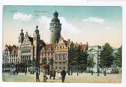 AK Leipzig gel. 1914