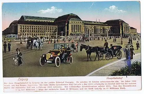 AK Leipzig gel.1914
