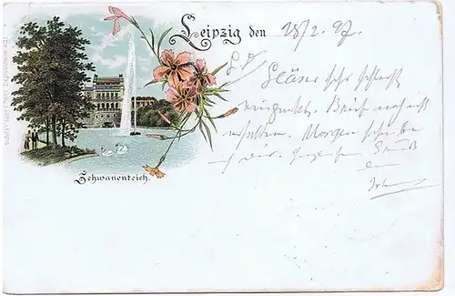 AK Leipzig gel.. 1897