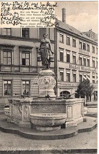 AK Leipzig  gel. 1906