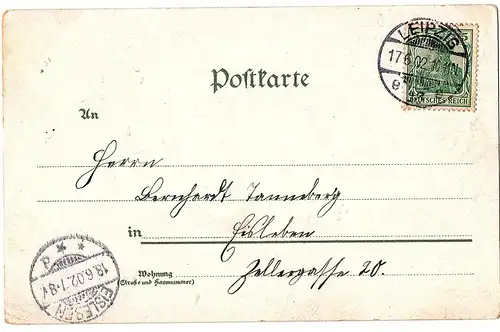 AK Leipzig gel. 1902