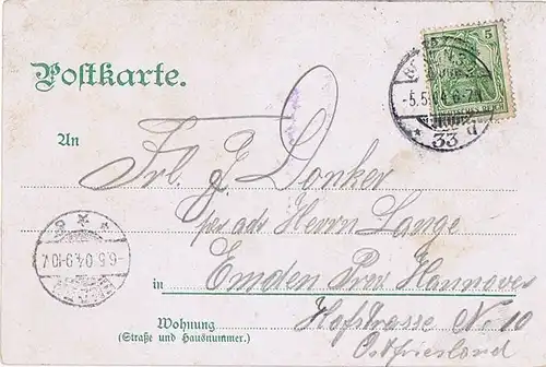 Litho,Berlin,gel.1904 
