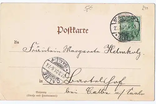 Litho,Gruß aus Berlin,gel.1901 Top
