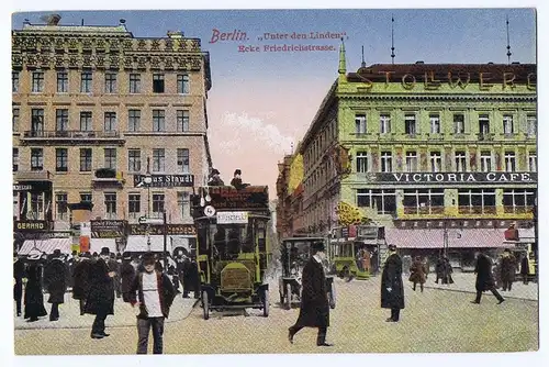 Berlin unter den Linden ungel.um 1920