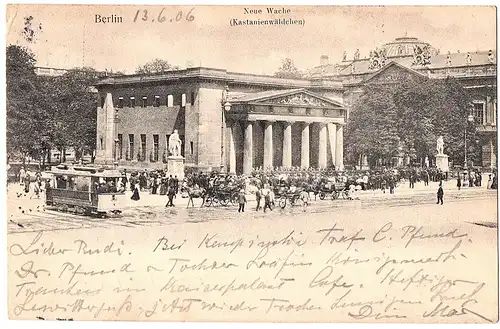 Alte AK Berlin gel.1906