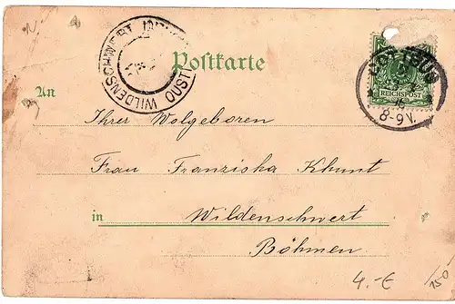 Litho,Gruß aus Berlin gel.1896